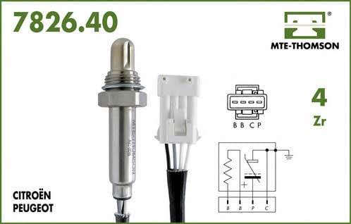 MTE-Thomson 7826.40.084 Lambda sensor 782640084: Buy near me in Poland at 2407.PL - Good price!