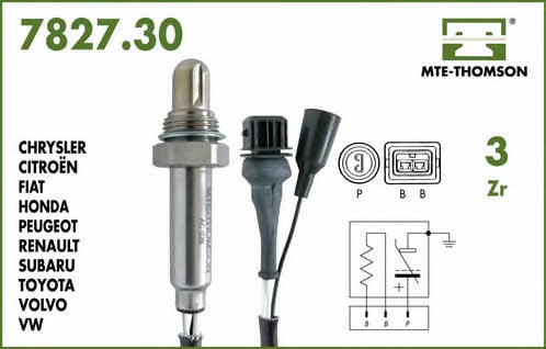 MTE-Thomson 7827.30.170 Lambda sensor 782730170: Buy near me in Poland at 2407.PL - Good price!