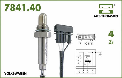 MTE-Thomson 7841.40.058 Lambda sensor 784140058: Buy near me in Poland at 2407.PL - Good price!