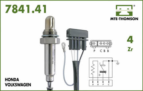 MTE-Thomson 7841.41.045 Lambda sensor 784141045: Buy near me in Poland at 2407.PL - Good price!
