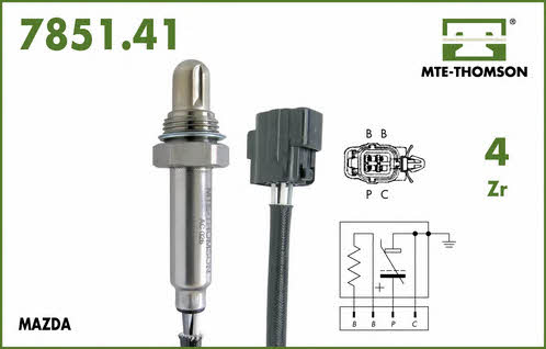 MTE-Thomson 7851.41.025 Lambda sensor 785141025: Buy near me in Poland at 2407.PL - Good price!