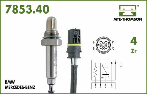 MTE-Thomson 7853.40.057 Lambda sensor 785340057: Buy near me in Poland at 2407.PL - Good price!