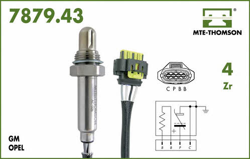 MTE-Thomson 7879.43.130 Sonda lambda 787943130: Dobra cena w Polsce na 2407.PL - Kup Teraz!