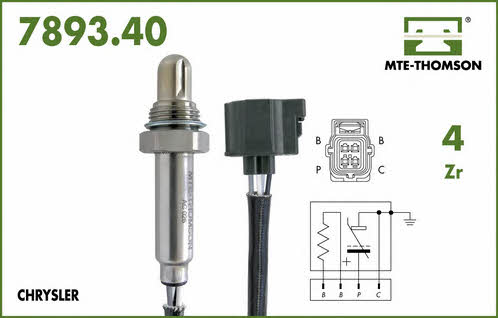 MTE-Thomson 7893.40.046 Lambda sensor 789340046: Buy near me in Poland at 2407.PL - Good price!