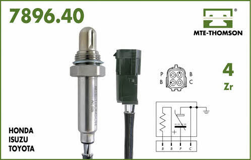MTE-Thomson 7896.40.049 Lambda sensor 789640049: Buy near me in Poland at 2407.PL - Good price!