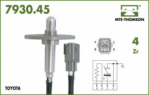 MTE-Thomson 7930.45.032 Lambda sensor 793045032: Buy near me in Poland at 2407.PL - Good price!