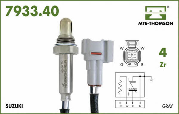 MTE-Thomson 7933.40.050 Lambda sensor 793340050: Buy near me in Poland at 2407.PL - Good price!