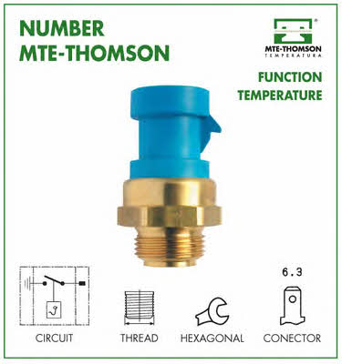 MTE-Thomson 827 Датчик увімкнення вентилятора 827: Приваблива ціна - Купити у Польщі на 2407.PL!