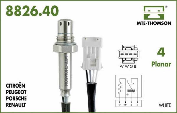 MTE-Thomson 8826.40.057 Lambda sensor 882640057: Buy near me in Poland at 2407.PL - Good price!