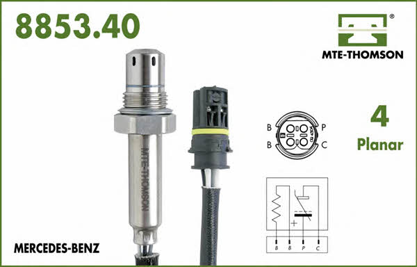 MTE-Thomson 8853.40.045 Lambda sensor 885340045: Buy near me in Poland at 2407.PL - Good price!