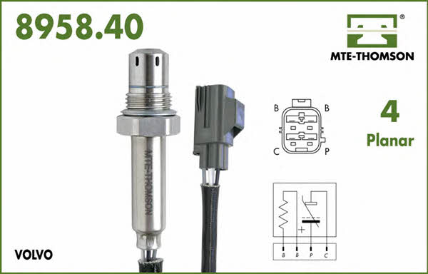 MTE-Thomson 8958.40.048 Lambda sensor 895840048: Buy near me in Poland at 2407.PL - Good price!