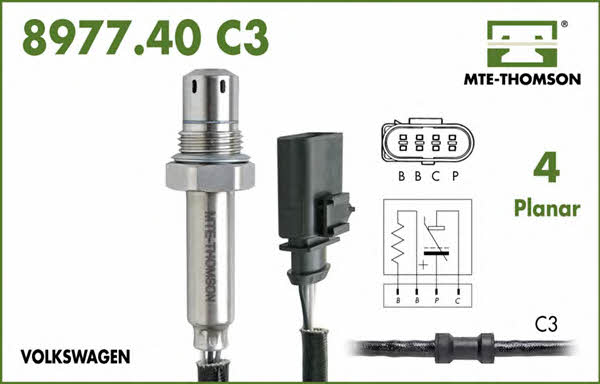 MTE-Thomson 8977.40.080C3 Lambda sensor 897740080C3: Buy near me in Poland at 2407.PL - Good price!