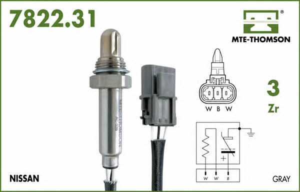 MTE-Thomson 7822.31.072 Lambda sensor 782231072: Buy near me in Poland at 2407.PL - Good price!
