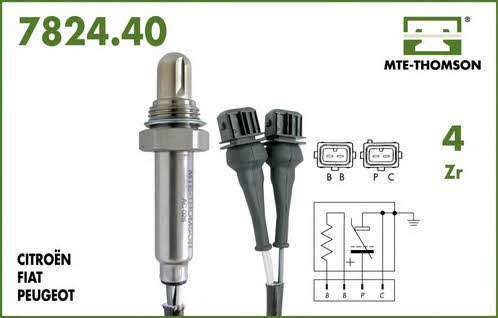 MTE-Thomson 7824.40.045 Lambda sensor 782440045: Buy near me in Poland at 2407.PL - Good price!