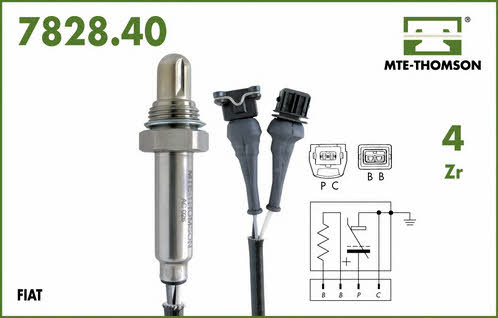 MTE-Thomson 7828.40.088 Lambda sensor 782840088: Buy near me in Poland at 2407.PL - Good price!