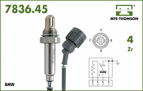 MTE-Thomson 7836.45.068 Lambda sensor 783645068: Buy near me in Poland at 2407.PL - Good price!