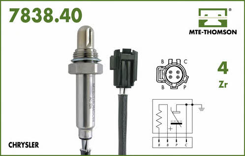 MTE-Thomson 7838.40.036 Lambda sensor 783840036: Buy near me in Poland at 2407.PL - Good price!