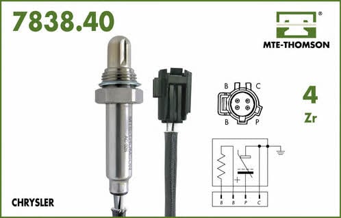 MTE-Thomson 7838.40.038 Lambda sensor 783840038: Buy near me in Poland at 2407.PL - Good price!