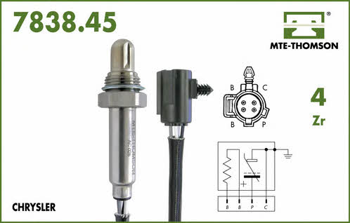 MTE-Thomson 7838.45.031 Lambda sensor 783845031: Buy near me in Poland at 2407.PL - Good price!