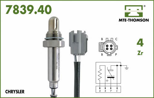 MTE-Thomson 7839.40.043 Lambda sensor 783940043: Buy near me in Poland at 2407.PL - Good price!
