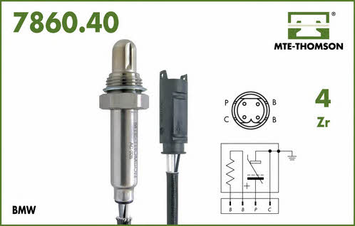 MTE-Thomson 7860.40.113 Lambda sensor 786040113: Buy near me in Poland at 2407.PL - Good price!