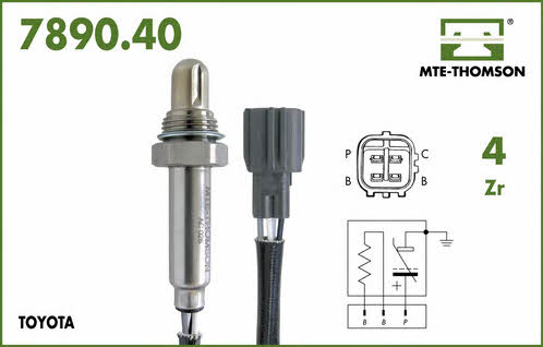 MTE-Thomson 7890.40.055 Lambda sensor 789040055: Buy near me in Poland at 2407.PL - Good price!