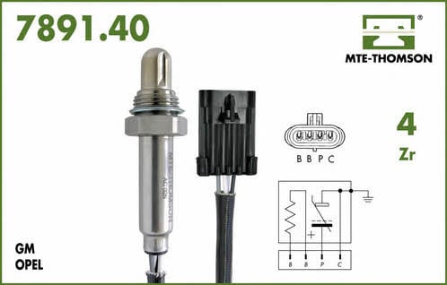 MTE-Thomson 7891.40.032 Lambda sensor 789140032: Buy near me in Poland at 2407.PL - Good price!