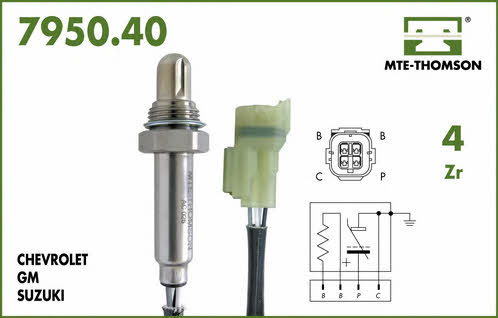 MTE-Thomson 7950.40.025 Lambda sensor 795040025: Buy near me at 2407.PL in Poland at an Affordable price!