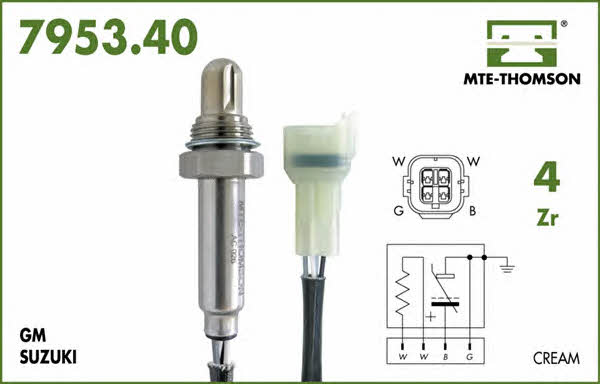 MTE-Thomson 7953.40.033 Sonda lambda 795340033: Dobra cena w Polsce na 2407.PL - Kup Teraz!