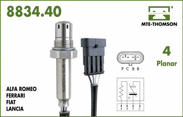 MTE-Thomson 8834.45.040 Lambda sensor 883445040: Buy near me in Poland at 2407.PL - Good price!