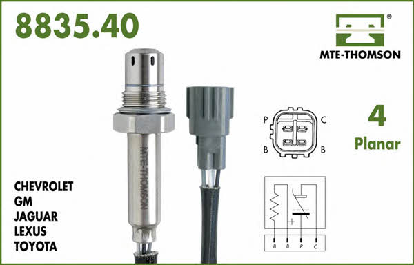 MTE-Thomson 8835.40.035 Lambda sensor 883540035: Buy near me in Poland at 2407.PL - Good price!
