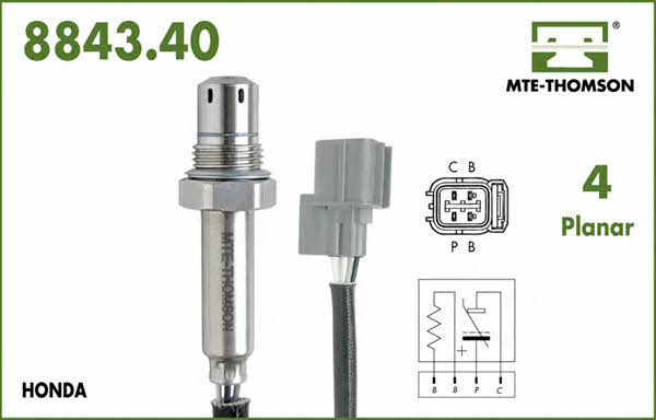 MTE-Thomson 8843.40.040 Lambda sensor 884340040: Buy near me in Poland at 2407.PL - Good price!