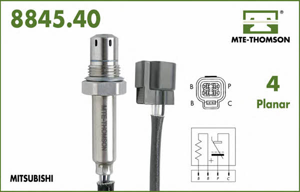 MTE-Thomson 8845.40.042 Lambda sensor 884540042: Buy near me in Poland at 2407.PL - Good price!
