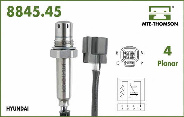MTE-Thomson 8845.45.042 Lambda sensor 884545042: Buy near me in Poland at 2407.PL - Good price!