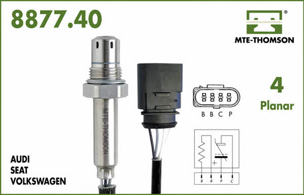 MTE-Thomson 8877.40.072 Lambda sensor 887740072: Buy near me in Poland at 2407.PL - Good price!