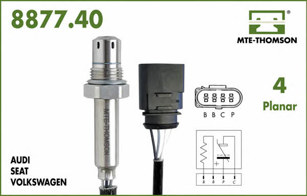 MTE-Thomson 8877.40.098 Sonda lambda 887740098: Dobra cena w Polsce na 2407.PL - Kup Teraz!