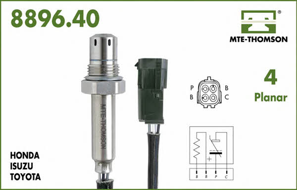 MTE-Thomson 8896.40.045 Датчик кислородный / Лямбда-зонд 889640045: Отличная цена - Купить в Польше на 2407.PL!