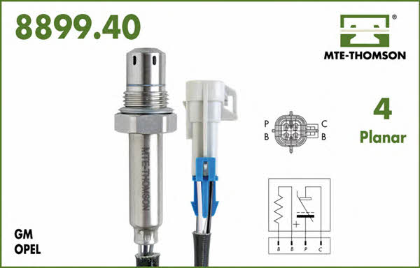MTE-Thomson 8899.40.043 Lambda sensor 889940043: Buy near me in Poland at 2407.PL - Good price!