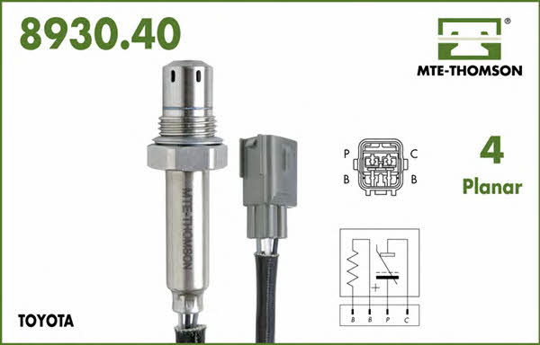MTE-Thomson 8930.40.037 Lambda sensor 893040037: Buy near me in Poland at 2407.PL - Good price!