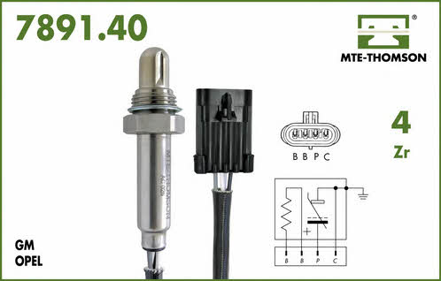 MTE-Thomson 7891.40.090 Lambda sensor 789140090: Buy near me in Poland at 2407.PL - Good price!