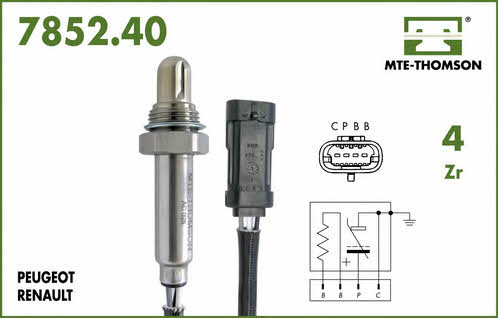 MTE-Thomson 7852.40.026 Lambda sensor 785240026: Buy near me in Poland at 2407.PL - Good price!