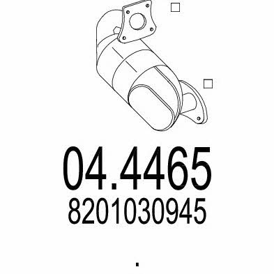 Mts 04.4465 Catalytic Converter 044465: Buy near me at 2407.PL in Poland at an Affordable price!