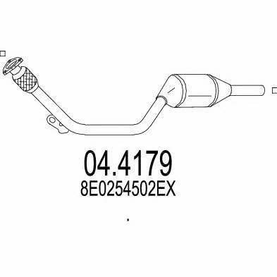 Mts 04.4179 Catalytic Converter 044179: Buy near me in Poland at 2407.PL - Good price!