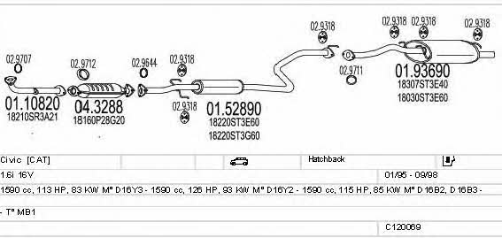  C120069017823 Układ wydechowy C120069017823: Dobra cena w Polsce na 2407.PL - Kup Teraz!