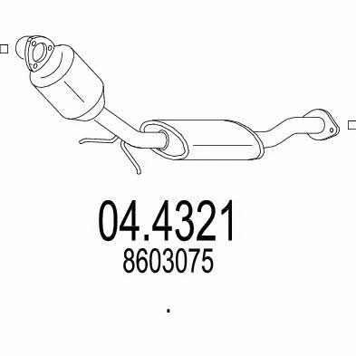 Mts 04.4321 Katalizator 044321: Dobra cena w Polsce na 2407.PL - Kup Teraz!