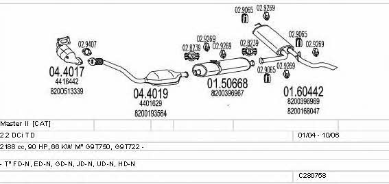  C280758010687 Układ wydechowy C280758010687: Dobra cena w Polsce na 2407.PL - Kup Teraz!