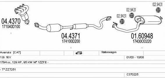 C370225010778 Mts Abgasanlage