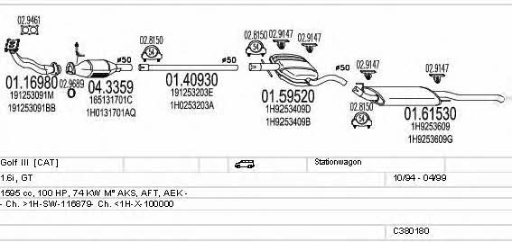 C380180002983 Mts Abgasanlage