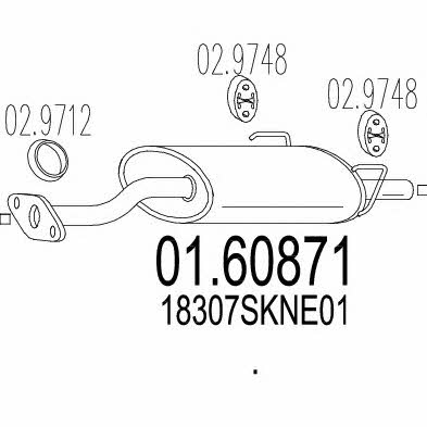 Mts 01.60871 End Silencer 0160871: Buy near me in Poland at 2407.PL - Good price!