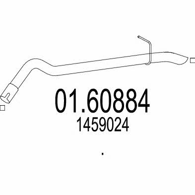 Mts 01.60884 End Silencer 0160884: Buy near me in Poland at 2407.PL - Good price!